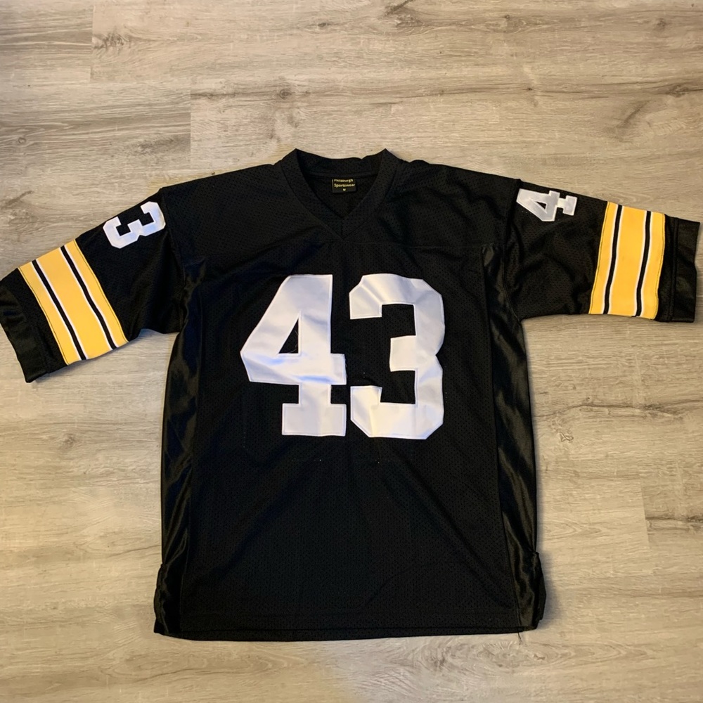 TROY POLAMALU #43 PITTSBURGH STEELERS SIZE MEDIUM SPORTSWEAR JERSEY